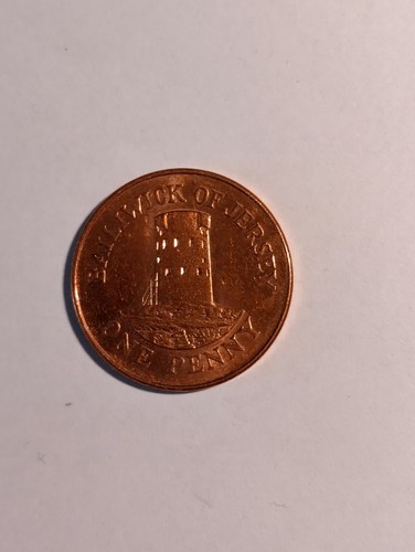 Coin one penny bailiwick - 1p,