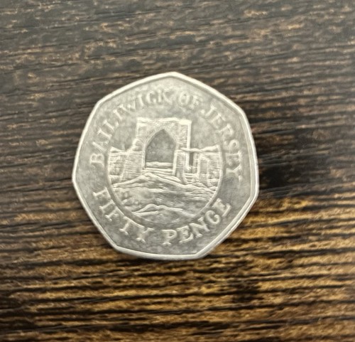 Bailiwick jersey 50p - jersey, piece