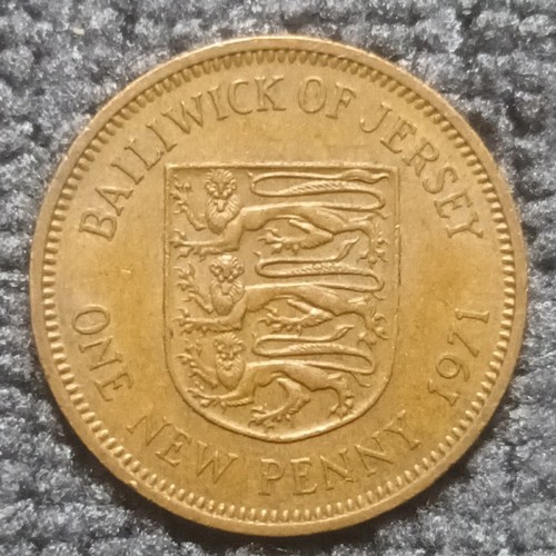 1971 bailiwick jersey 1p - 1971,