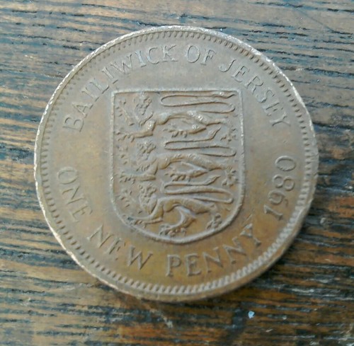 1980 bailiwick jersey 1p - bailiwick, of
