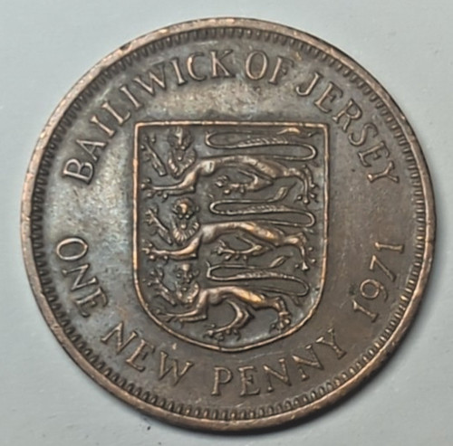1971 bailiwick jersey 1p - 1971,